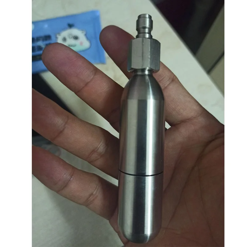 Beer Inflation Adapter Mini Co2 Cartridge Refillable Cartridges 3/8-24 UNF Thread Homebrewing Coffee Soda Juice Drinks
