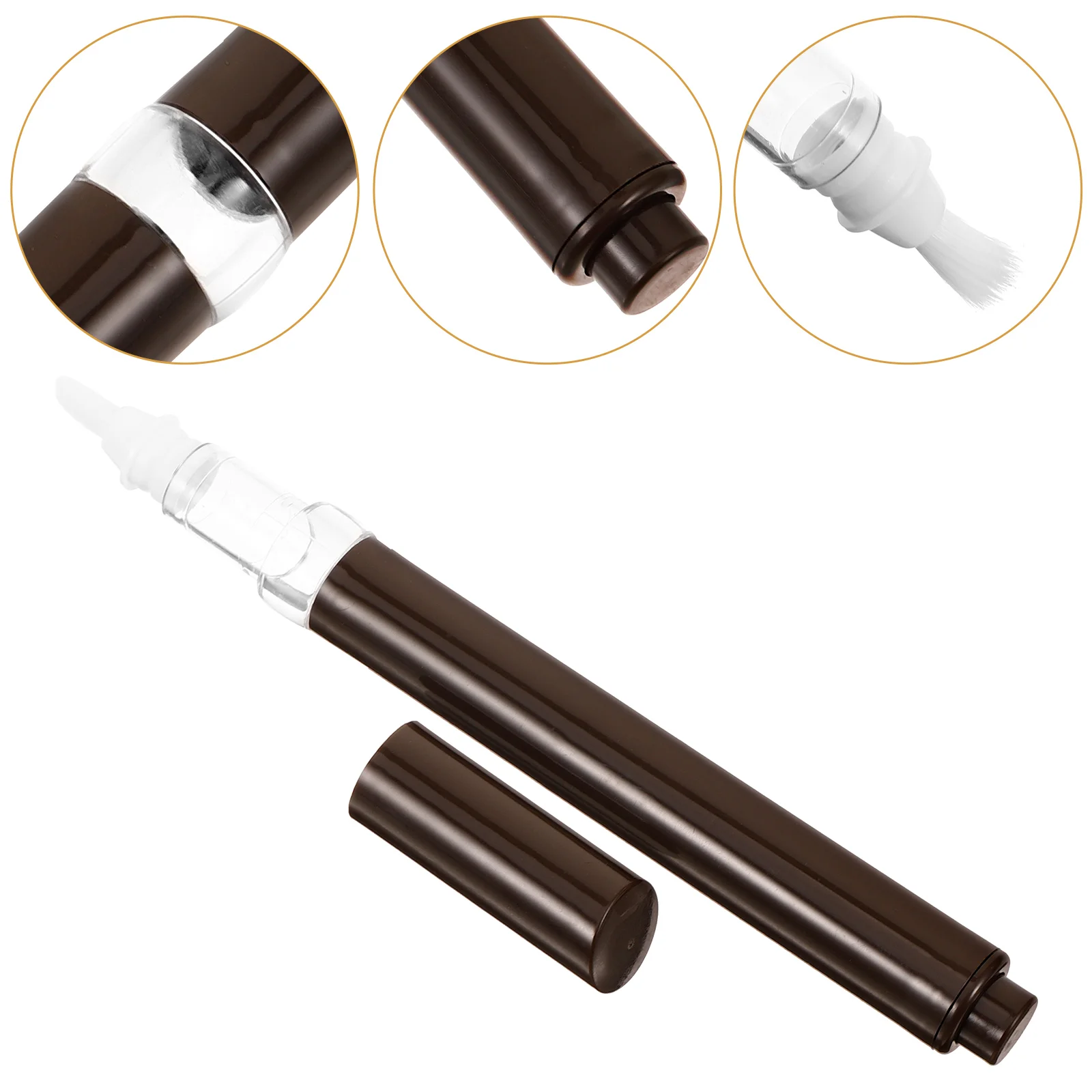 

2Ml Nail Oil Pen Empty Refillable Twist Pen Cuticle Oil Pen Brush Tip Eyelash Growth Liquid Cosmetic Lip Gloss