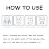 Anti Wrinkle Forehead Patch Line Removal Hyaluronic Firming Lift Up Mask Stickers Moisturizng Anti-Wrinkle Forehead Line Remover 6