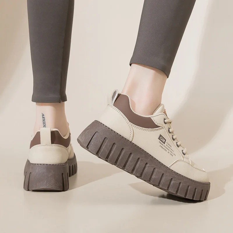 2024 New Women Shoes Platform Sneakers Comfort Fashion Designer Shoes for Women 5cm Incressed Casual Shoes Zapatillas De Mujer 5
