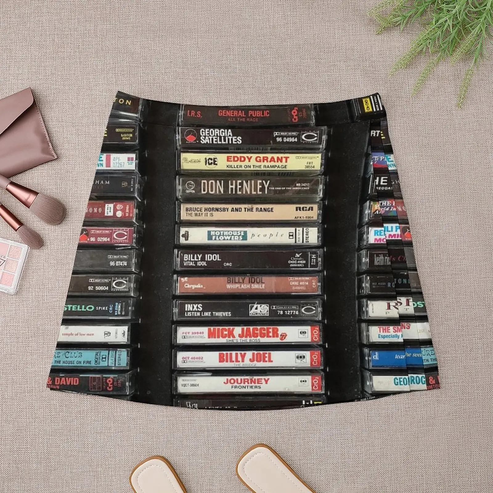 80's Rock Cassettes Mini Skirt clothes womans clothing skirt for women skorts for women