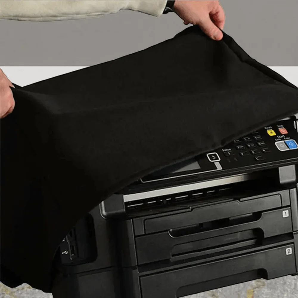 1pc Waterproof Universal Printer Dust Cover-Protective Black Case for Printers-Durable，, Water-Resistant，Office use