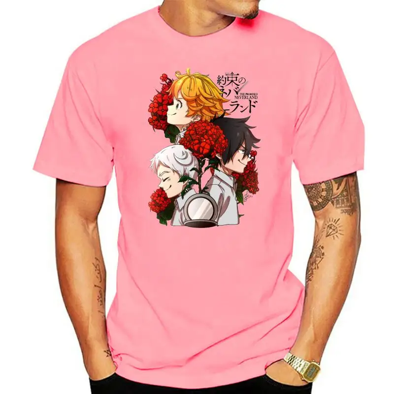 La Promessa Neverland Hope Emma Normanno Ray Anime White T-Shirt S-6Xl Uomo Donna Unisex Fashion Tshirt Spedizione Gratuita