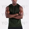 Men Sports Hooded Vest Quick-drying Sleeveless Top Basketball Running Marathon Fitness Sportswear Quick-Drying L XL 2XL 3XL 4XL 5