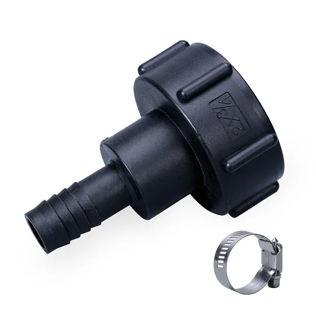 Műanyag Ibc Tartály -Adapter S60*6 - 1/2 ' 3/4 1' Tömlőcsatlakozó Tartós Kerti Tömlőcsere -Helyettesítő Szerelvények