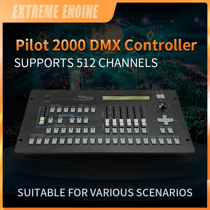 Extreme Engine Pilot2000 Dmx512 Console Stage Light Controller Dj Per Dmx Moving Head Led Wash Par Disco Leds Control Pilot 2000