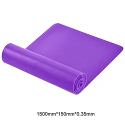 Yoga Sport Resistance Bands - Premium Elastic Latex for Pilates, Fitness, and Home Gym Workouts (1PC - Purple)