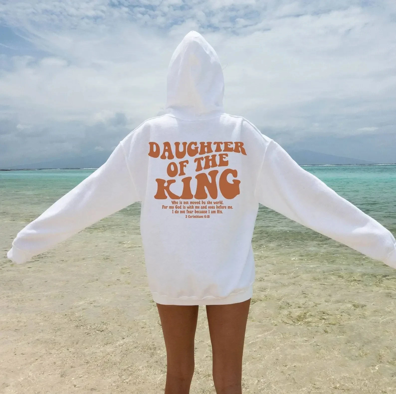 Daughter Of The King Hoodie, Aesthetic Christian Sweatshirt 2