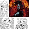 1pc Art Coloring Book Original Upgraded Paper 70g/sqm 22pcs Single Pages Coloring Books Gift For Holiday Birthday Party Relieve 5