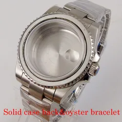 Premium 40mm Diver Watch Case with 904L Bracelet (Oyster strap-A)