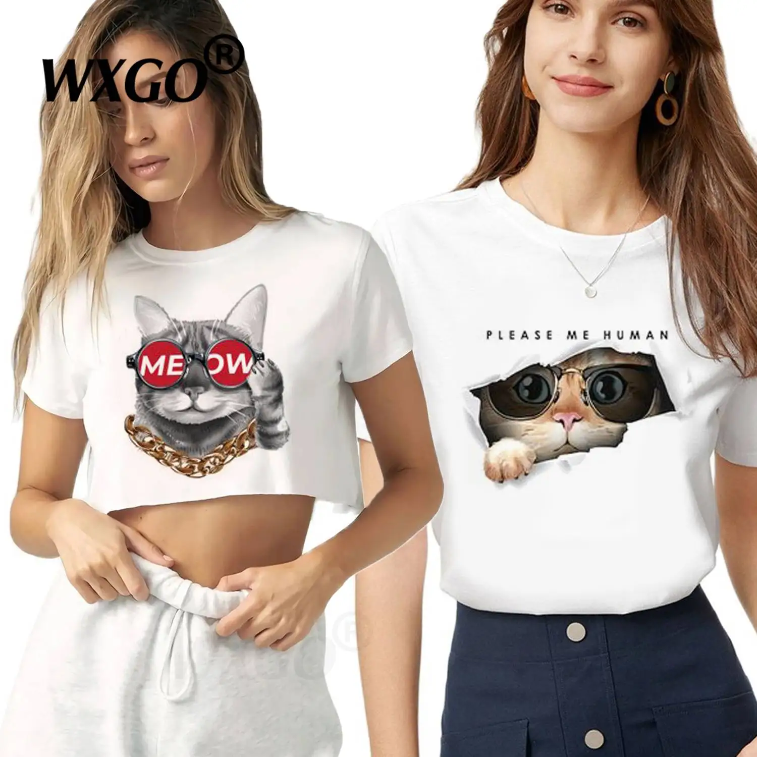 

Kawaii футболка для крутой девушки 2022 летние футболки с рисунком в стиле аниме фотография с коротким рукавом милые женские Короткие Топы повседневные футболки