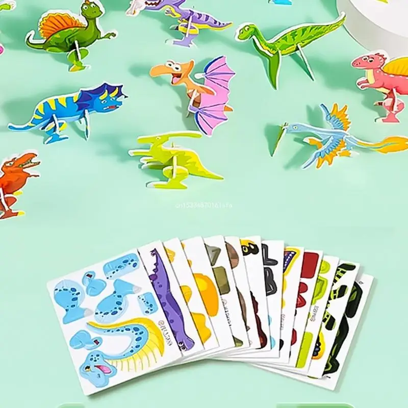 

Cartoon Animal 3D Puzzle Cognition Block Toy for Kids Hand Eye Coordination Dropship