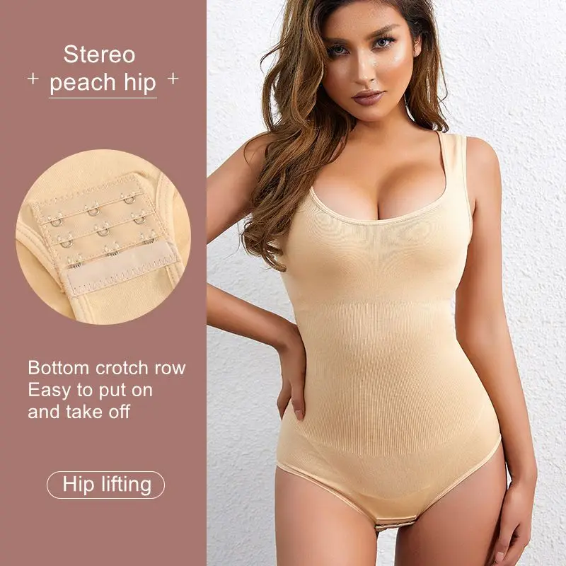Women Body Shaper Bodysuit Postpartum Collapses Belly Triangle Siamese Corset Butt Shaping