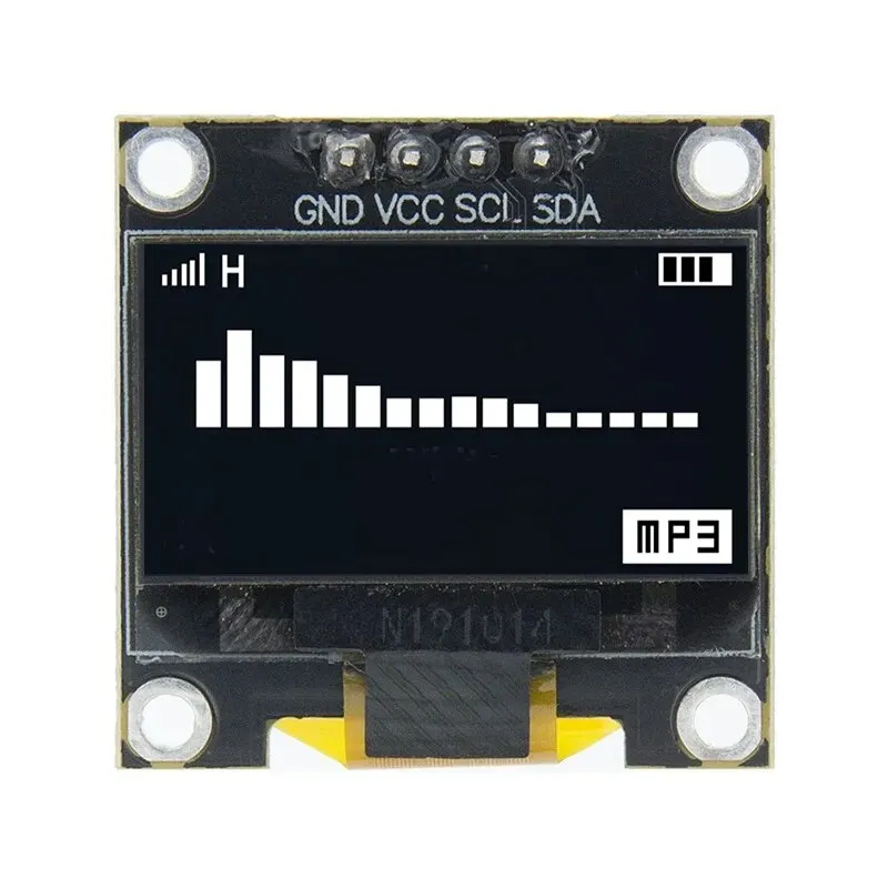 TENSTAR 0.96 Inch I2C OLED Display Module Driver chip SSD1315 White Blue Yellow 128X64 4Pin IIC Serial 12864 LCD Screen Board