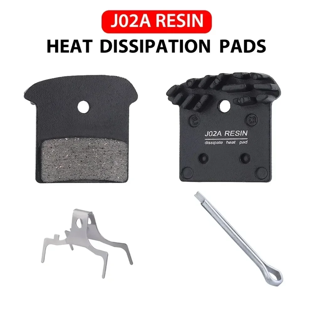MTB Resin Cooling Fin Ice Tech Disc Brake Pads 1Set for SLX Deore XT XTR M8000 M9020 M987 M985 M785 M7000 M675 M666 M6000 M615 bicycle disc brake pads