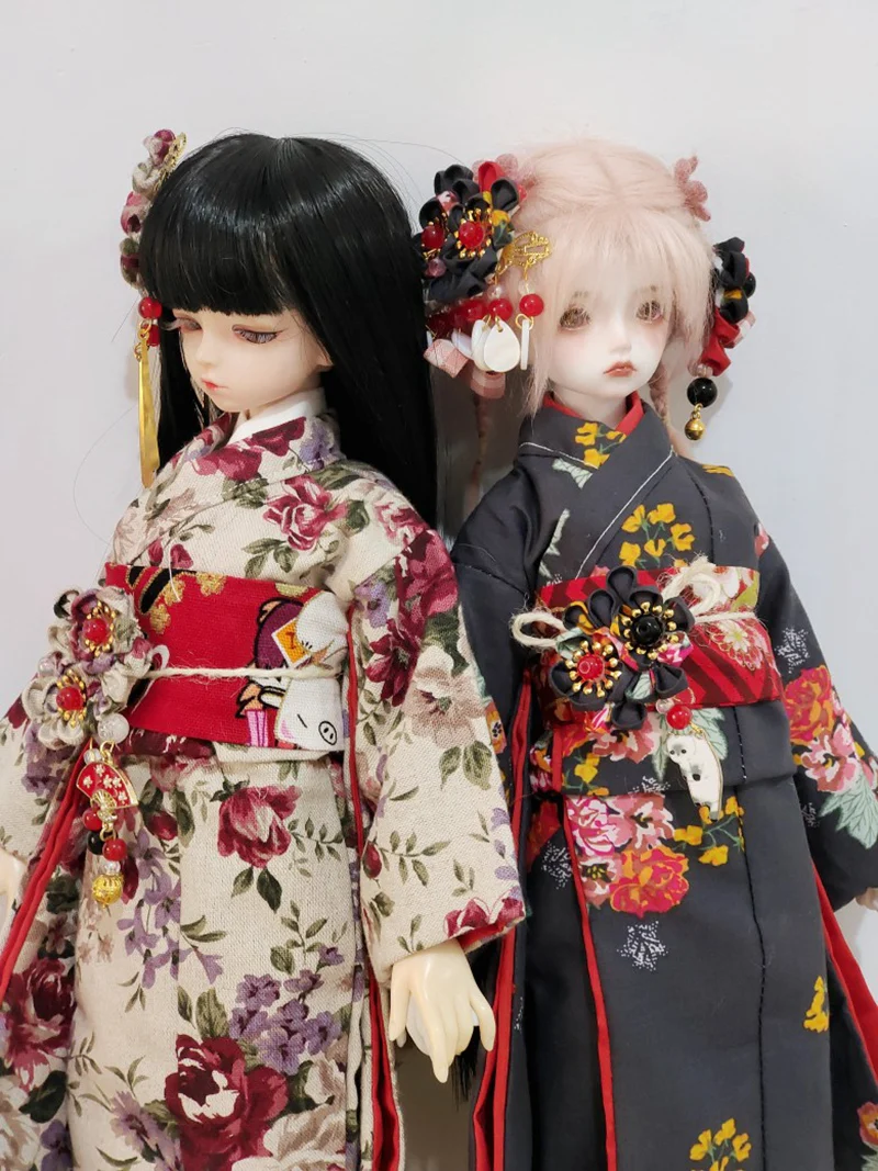 Kawaii Japanese Kimono 1/6 1/4 1/3 BJD Clothes for Smart  Doll/dd/sd/msd/minifee/yosd Doll,fashion Doll Clothes -  Norway