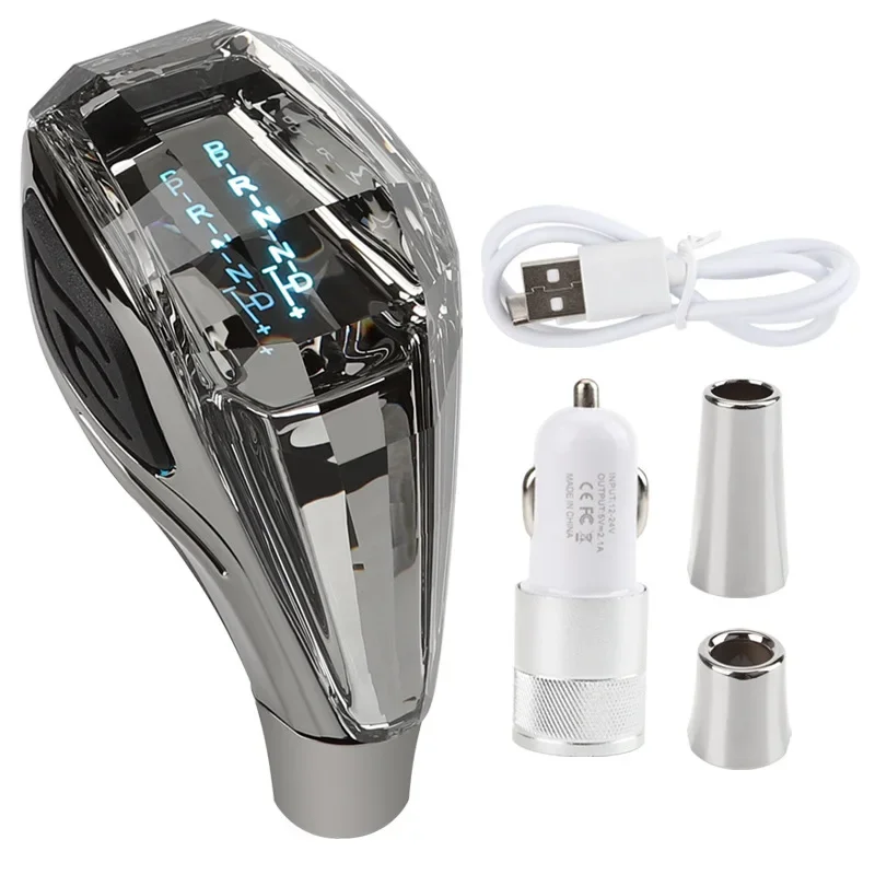 Support dropshipping, crystal gear shift, LED suitable for 8-10-12MM diameter, u