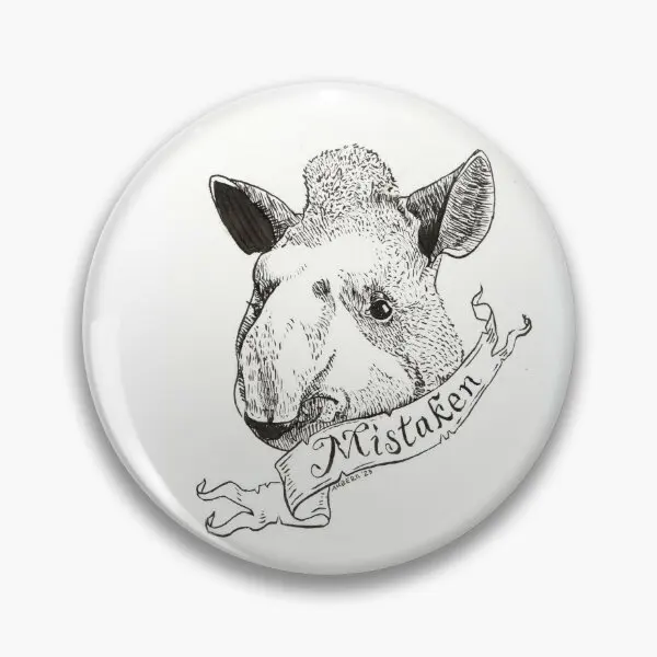 

Mistaken Tapir Soft Button Pin Badge Hat Metal Women Cartoon Clothes Collar Gift Creative Lapel Pin Jewelry Funny Brooch