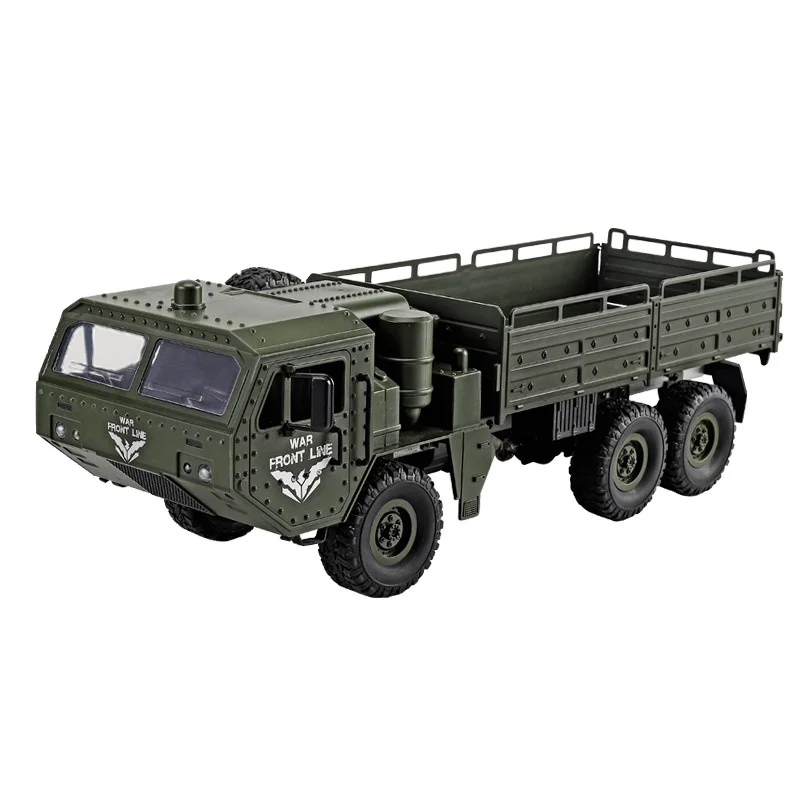 JJRC Cars Q75 Pro Simulated Thaad Six-Wheel Military Truck Model is an outdoor RC electric off-road toy gift for children 4