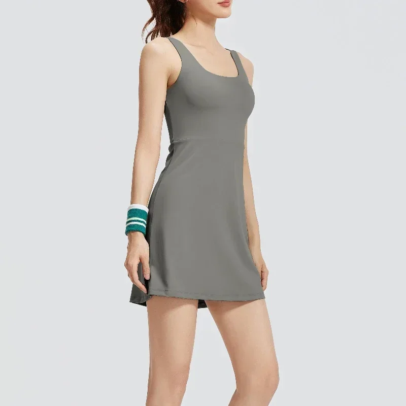 New Summer Authentic Golf Wear Women Short Dresses Clothing Running Tennis Sportswear Dress Yoga Clothes
