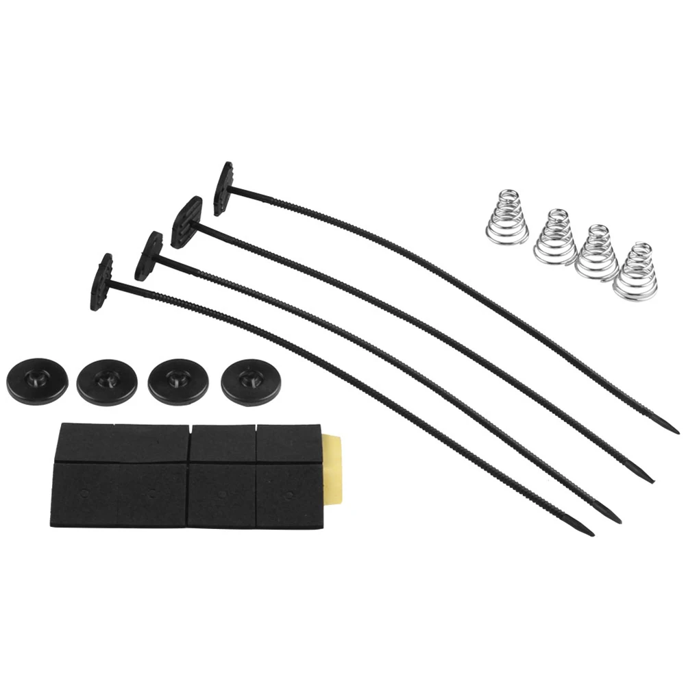 Electric Fan Installation Kit 4 Mounting Feet 4 Cable Ties For Car