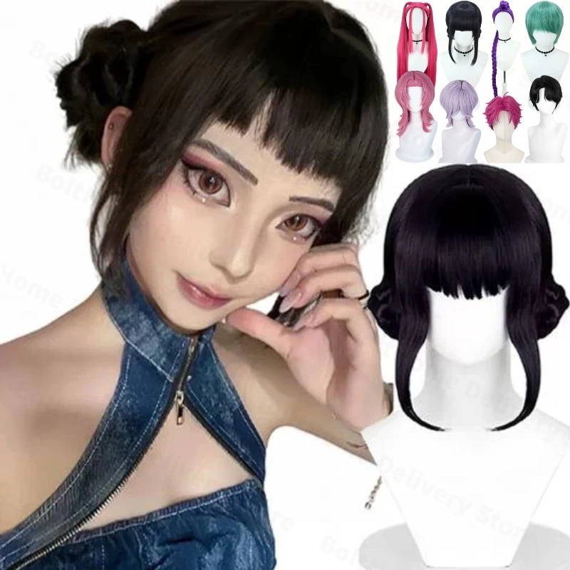 KPOP Demon Hunters Cosplay Wig HUNTR/X & Saja Boys Halloween Party Roleplay Wig Heat Resistant Synthetic Wig Halloween Gift