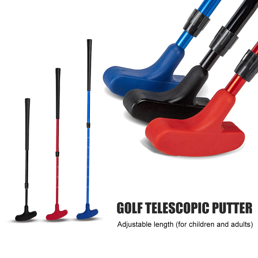 1Pc Kids Adults Golf Putter Club Children Double Side Mini Rubber Head Putter Equipment Fitness