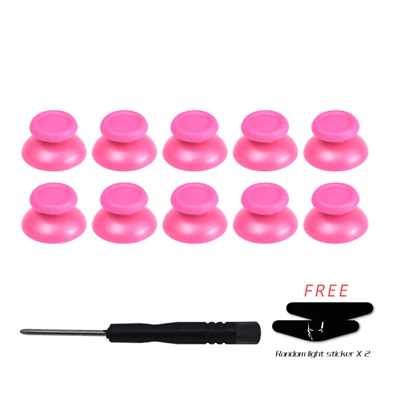 Data Frog 10pcs Replacement Joystick Thumb sticks For PS4 Controller Analog Joystick Button For Sony PS4 Joystick Button 