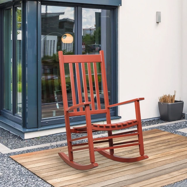 Red Rocking Chairs For Outdoors