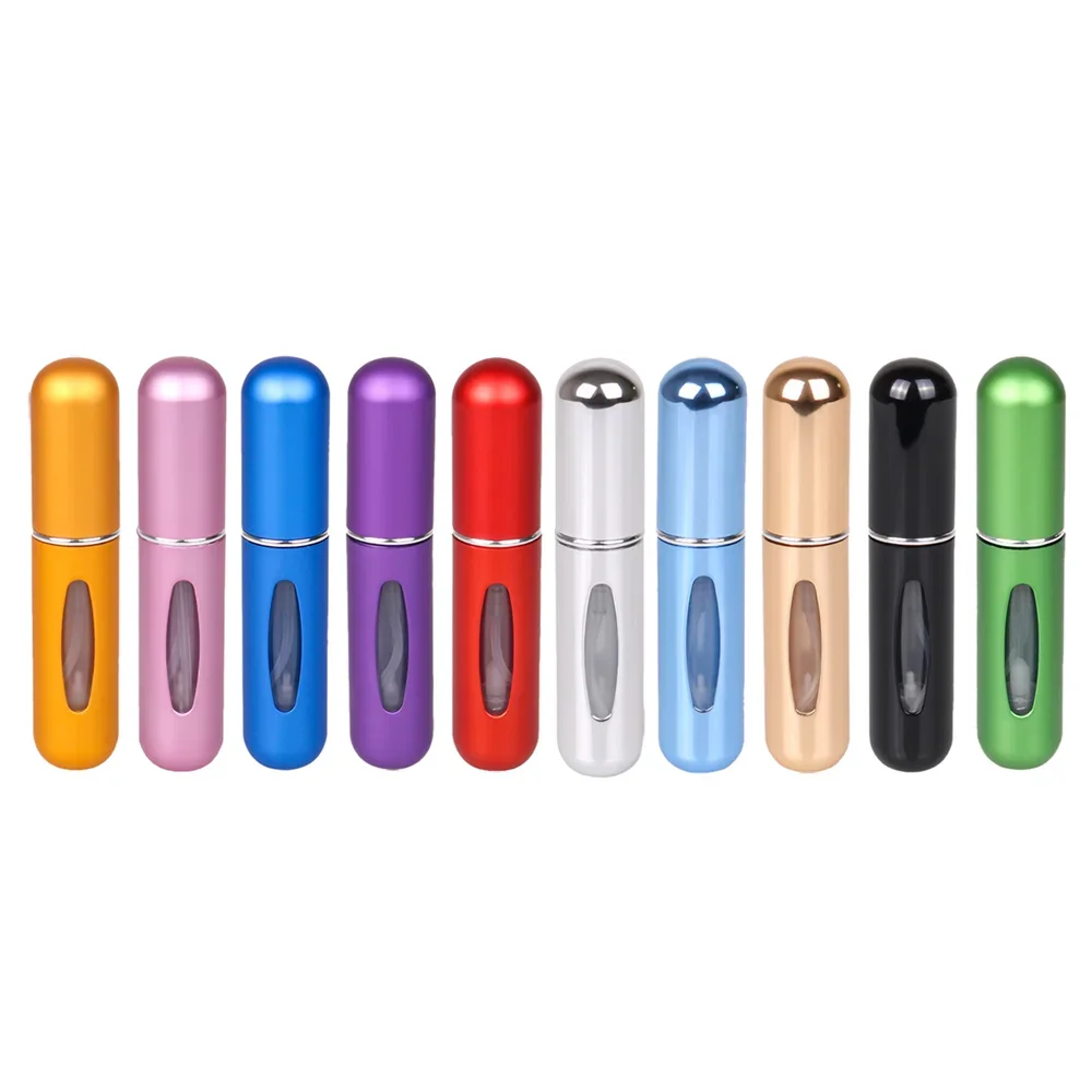 5ml Perfume Atomizer Portable Liquid Cosmetics Containers Traveling Mini Alcochol Perfume Refillable Bottles Empty Spray Bottle 6