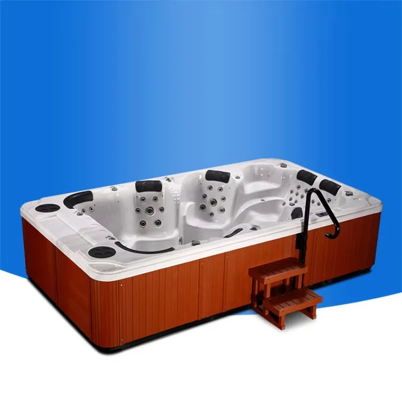 8 Person Acrylic Outdoor Spa Tub 3