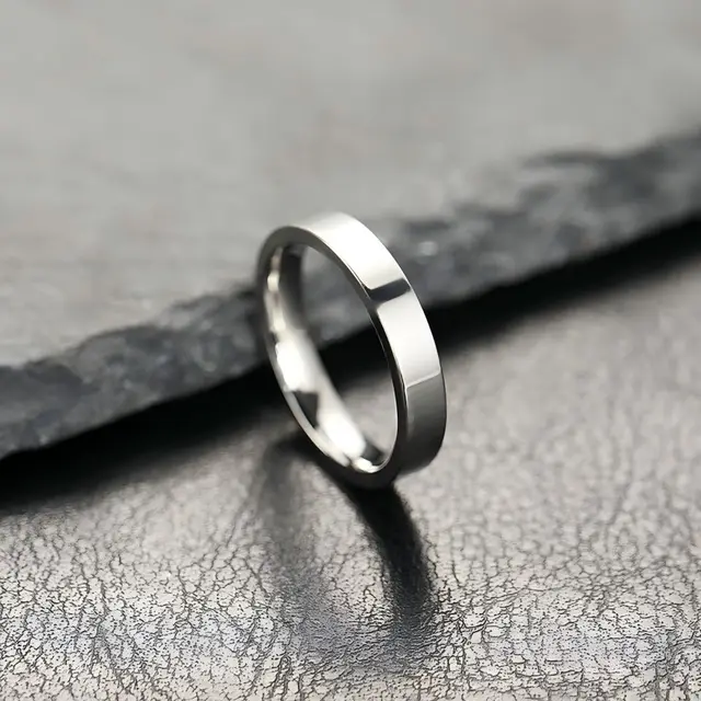 Bague de bijoux à breloques pour hommes et femmes, anneaux noirs en acier inoxydable, fiançailles de mariage, accessoire masculin mat de haute qualité