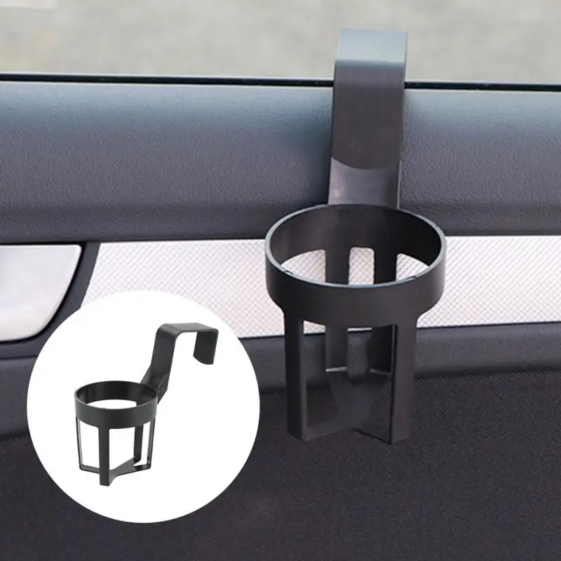 1 Pcs Portable Durable Black Car Cup Holder Window Dash Mount Drink Bottle Holder Stand Container Hook For Car Truck Interior