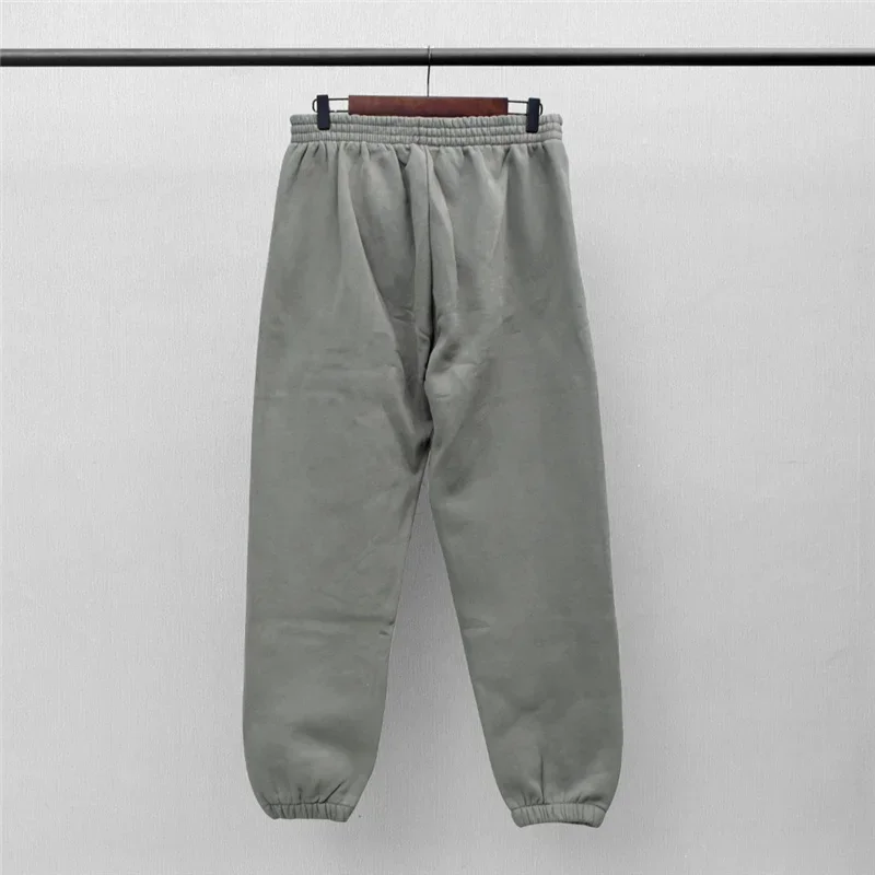 Solid Color Kanye West Fleece Sweatpants Men Women Sport Jogging Trousers Wide Leg Pants Fashion Pants Fashionable Wide Leg Pants Men Casual Pants