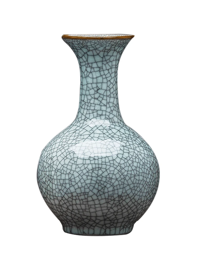 

Jingdezhen Ceramics Vase Flower Arrangement Antique Imitation Chinese Style Home Curio Shelf Decoration Decoration Business Gift