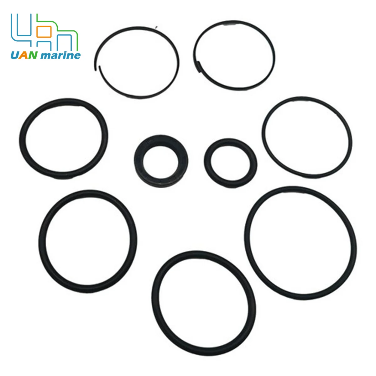 Tilt  Trim Cylinder Seal Kits Replacement for OMC Cobra 0985060  3854247 se130lc 2 boom arm bucket cylinder seal kits 8048 00110 8130 00400 8048 00120 excavator oil seal 14589807 14589661 14589808