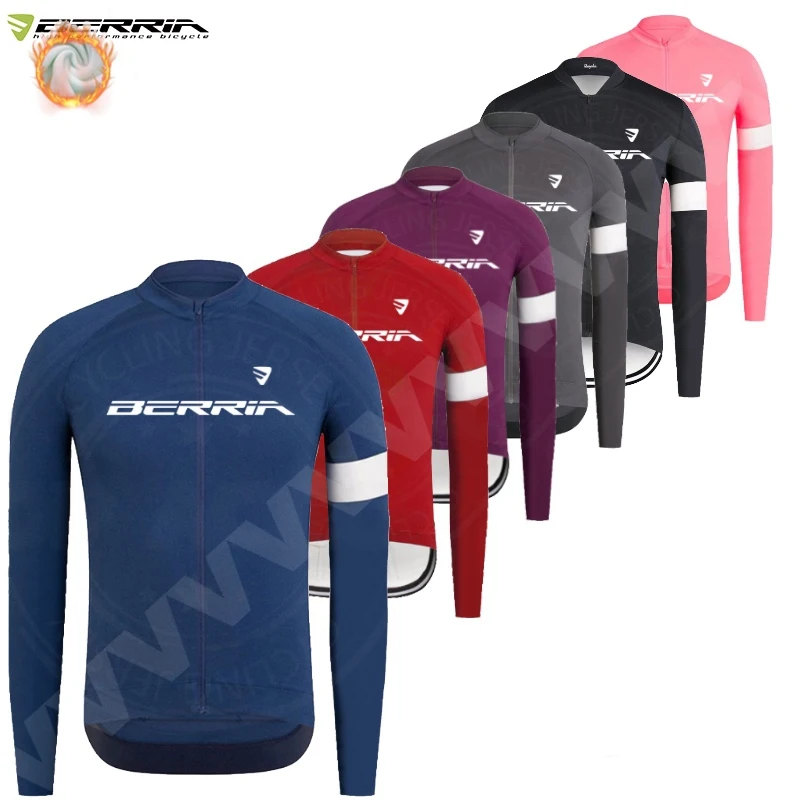 

Winter Cycling Jersey Set Berria MTB uniform Riding Pants Road Bike Shirts Thermal Fleece Bicycle Clothing maillot ciclismo