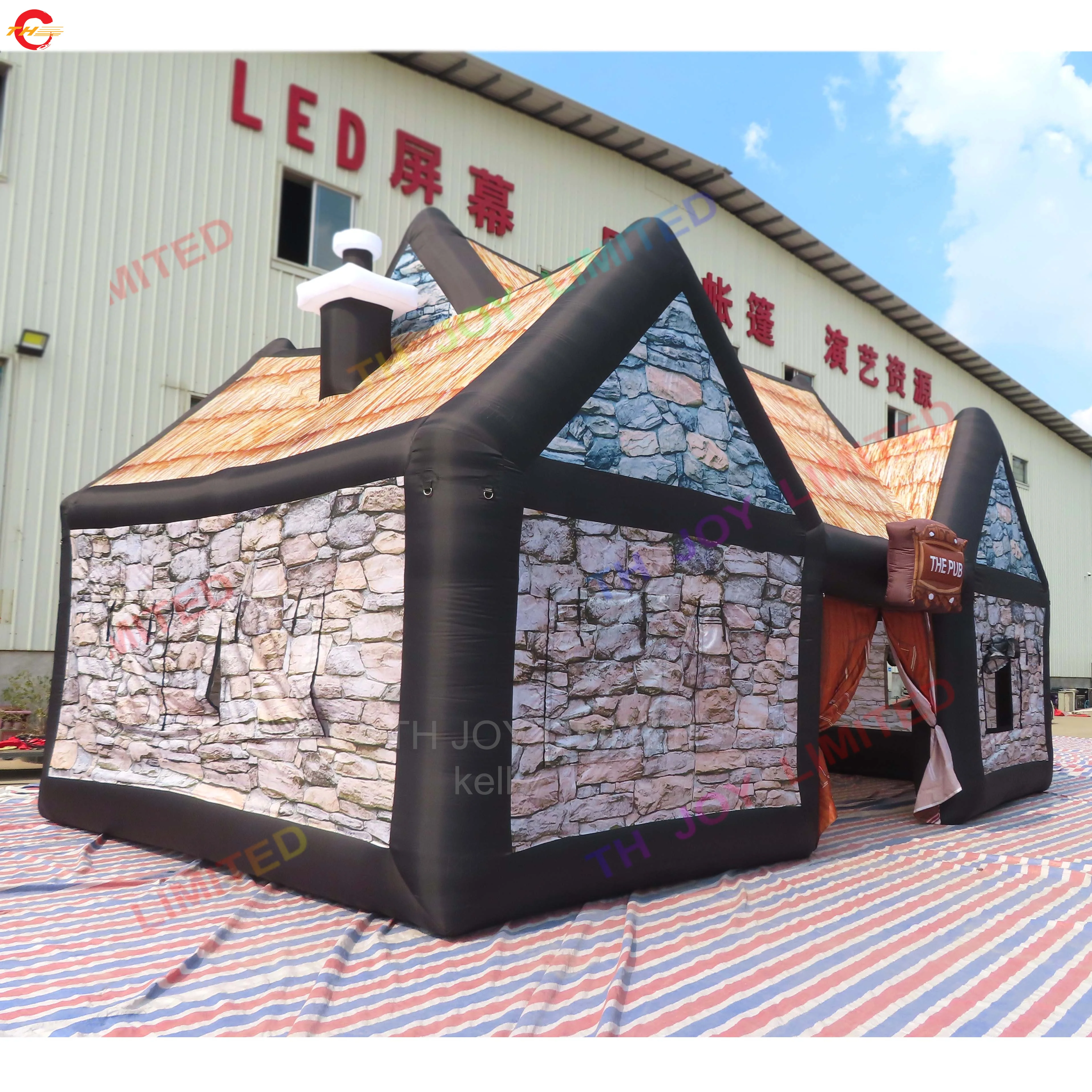 Free Air Shipping to Door,10x5x5mH Giant Inflatable Irish Pub Bar Tent Blow  up Tents for Outdoor Show - AliExpress