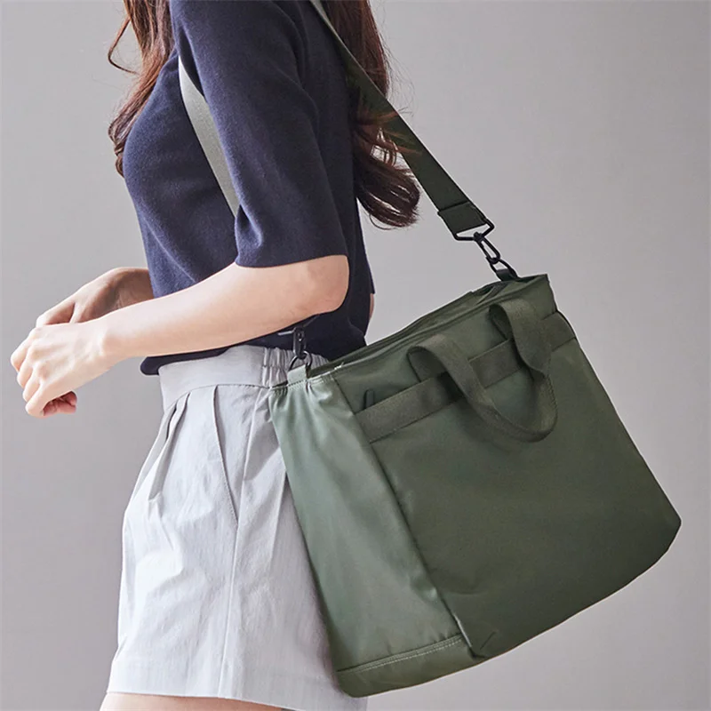 

Business Bag for Men Nylon Cloth Messenger Bag Large Capacity Shoulder Bag Fashion Travel Handbag Casual Laptop Bag