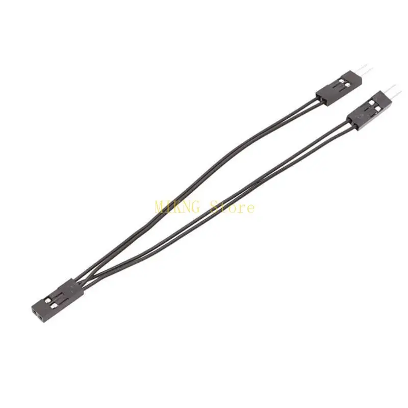 2.54mm 2pin 여성에서 2 개의 남성 점퍼 와이어 와이어 전자 구성 요소를 연결하는 최상의 판매