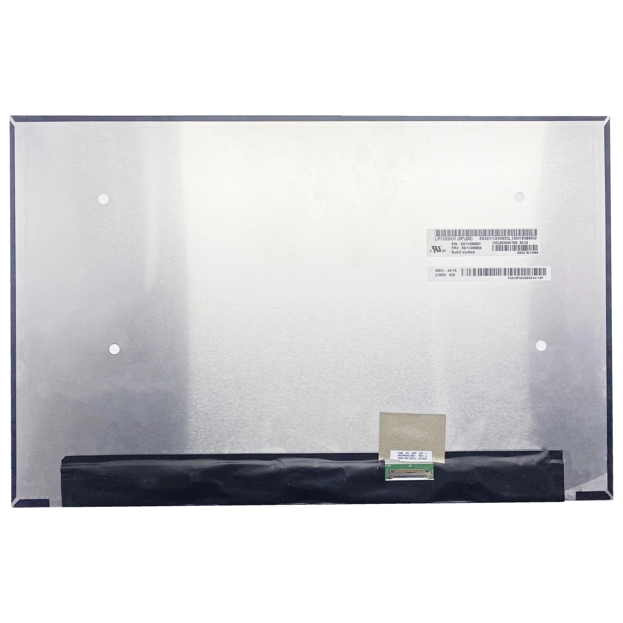 

LP133WU1-SPB2 LP133WU1 SPB2 13,3 ''панель ЖК-экрана ноутбука 1920 × 1200 EDP 30 контактов