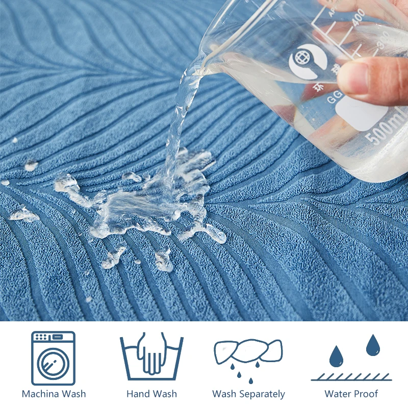 Thickened Waterproof Sofa Cushion Cover Jacquard Living Room Couch soft cushion Cover Universal Elastic L-Type Dust Slipcover 6