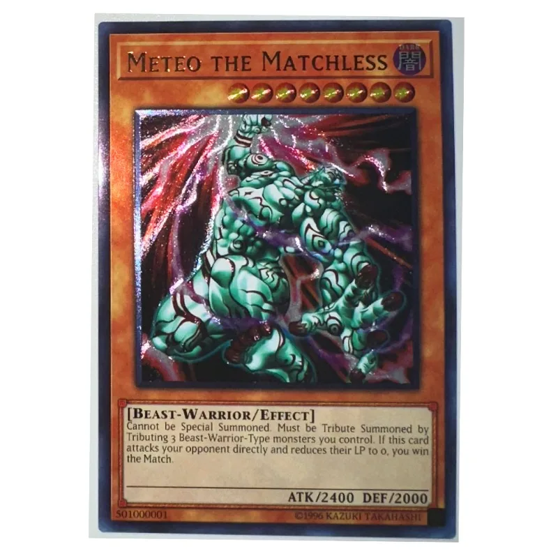 Yu Gi Oh Meteo The Matchless 501000001 Giocattoli Inglesi Hobby Hobby Collezione Di Giochi Da Collezione Carte Anime
