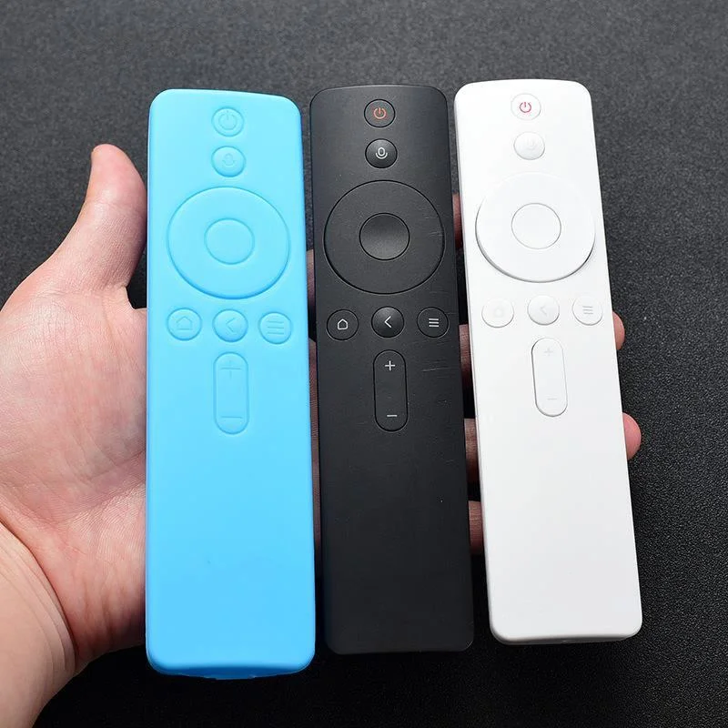 Silicone Remote Control Cover for Xiaomi 4A TV Voice Buttons Version Soft Silicone Remote Control Protector Case silicone remote case silicone remote cover silicone remote sleeve remote controller cover silicone case protector