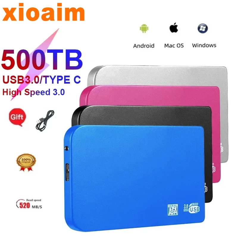 Per Xiaomi Original Ssd Ad Alta Velocità Disco Rigido Esterno Portatile A Stato Solido Interfaccia Usb3.0 Disco Rigido Mobile Per Laptop/Mac