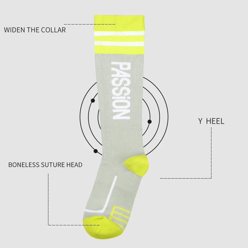 Cycling Socks Compression Socks Training Socks Silicone Cycling Socks Compression Socks For Men Women To Prevent Varicose Veins Running Football Cycling Socks Fitness Room Outdoor Natural Hiking