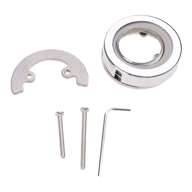 Copper-Kitchen Sink Cold Hot Faucet Accessories Base Fixed Screw Nut Water Tap Pipe Connector For Bathroom Hardware