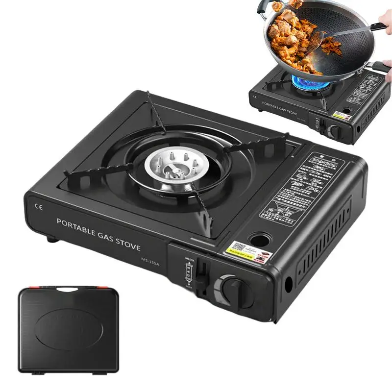 Cocina Portatil Portable Gas Stove With Case Automatic Ignition Precise Heat Control Camping And Outdoor Cooking