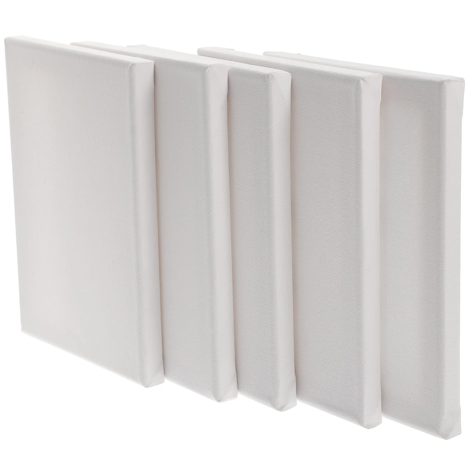 5 Pcs Mini Frames Blank Canvas Paint Suite Small Canvases Painting