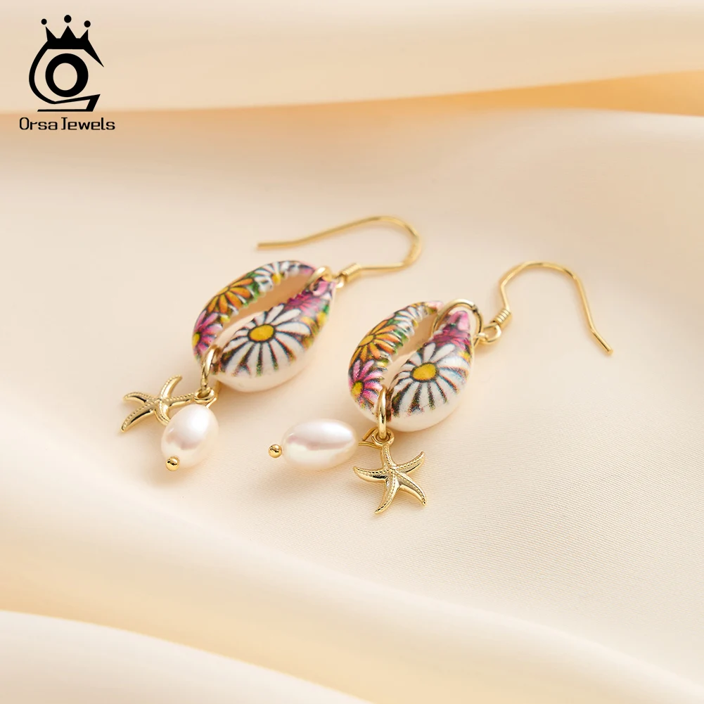 ORSAJEWELS925SterlingSilverFlowerDangleEarringsDelicateJewelryVintageTemperamentBaroquePearlDropEarringsGPE117-AliExpress36